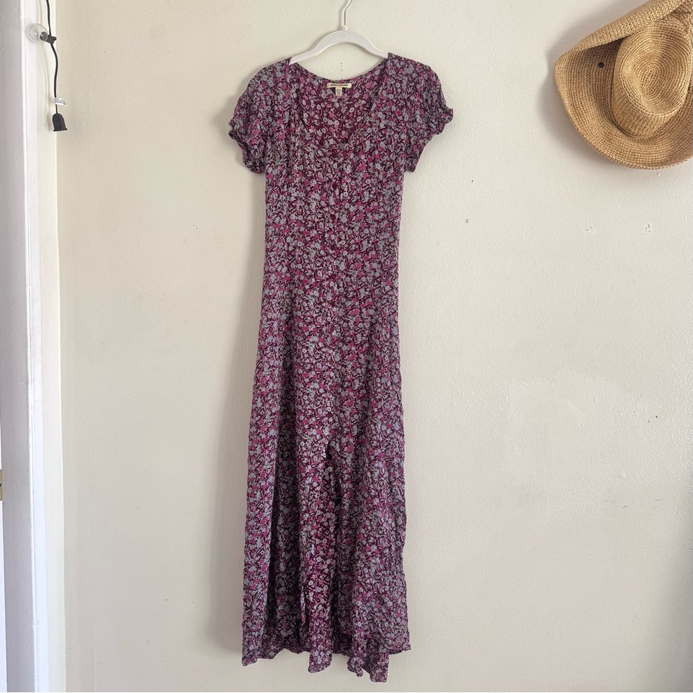 Billabong Ditsy Floral Maxi Dress Purple M